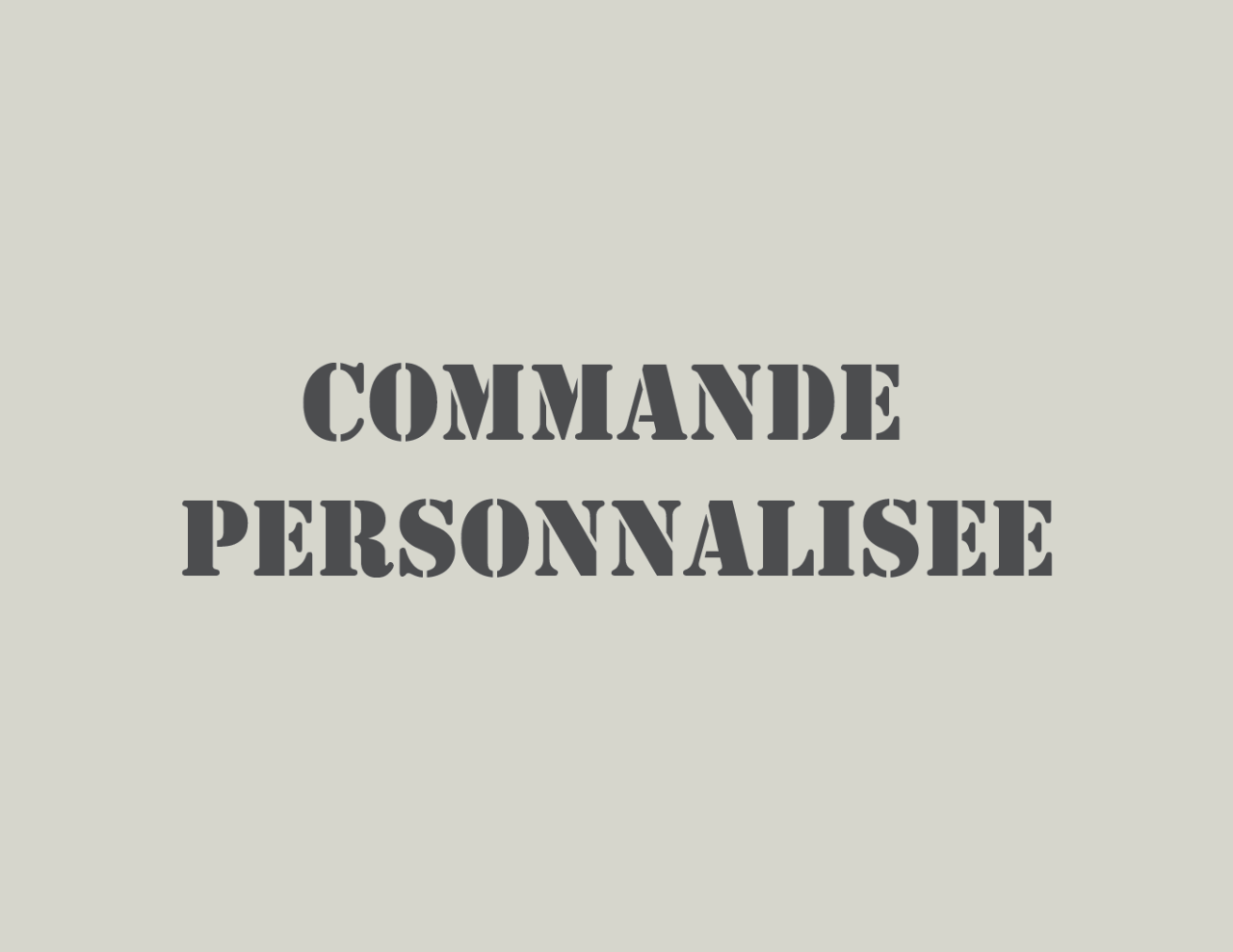 Poichoir sur mesure 