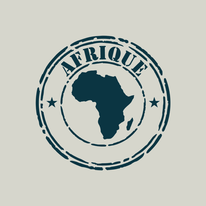 Pochoir tampon Afrique