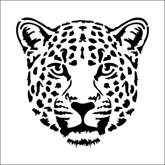 Ensemble de 5 pochoirs