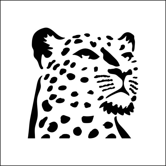 Ensemble de 5 pochoirs