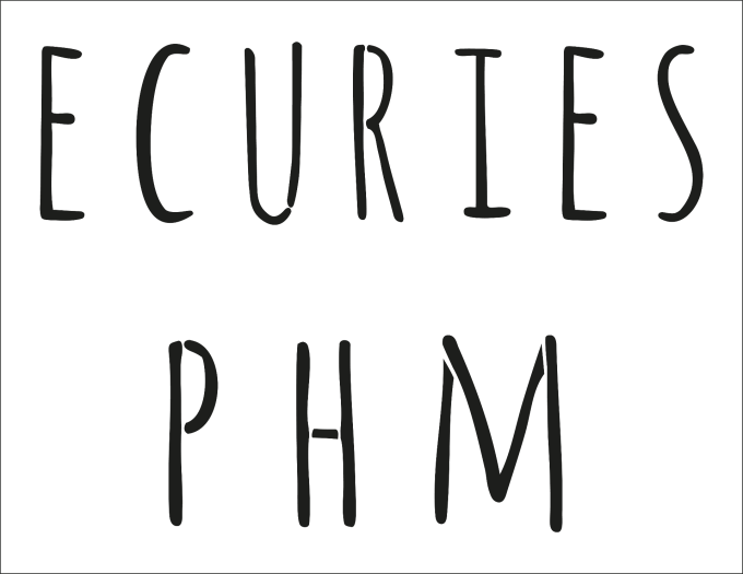 Pochoirs sur mesure
