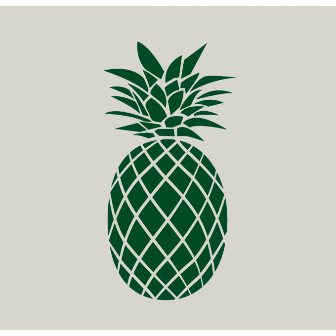 Pochoir ananas