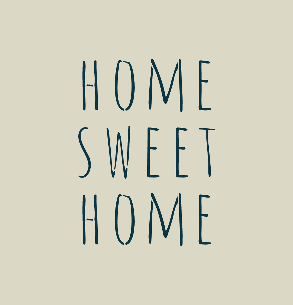 Pochoir Home sweet home