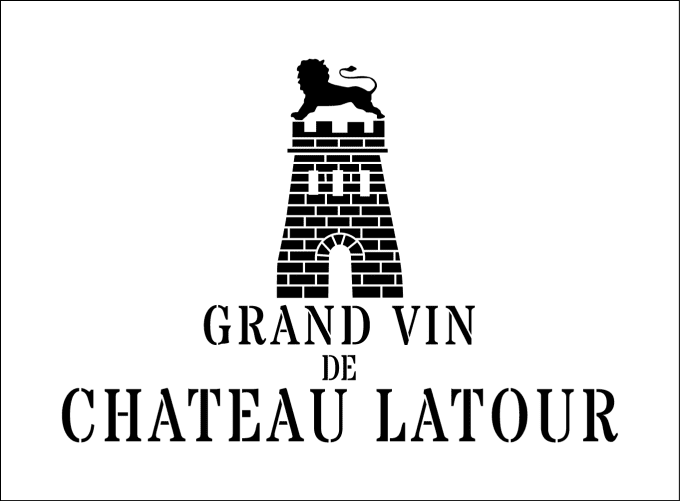 Estampe de caisse de vin