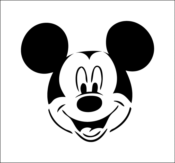 Pochoir Mickey