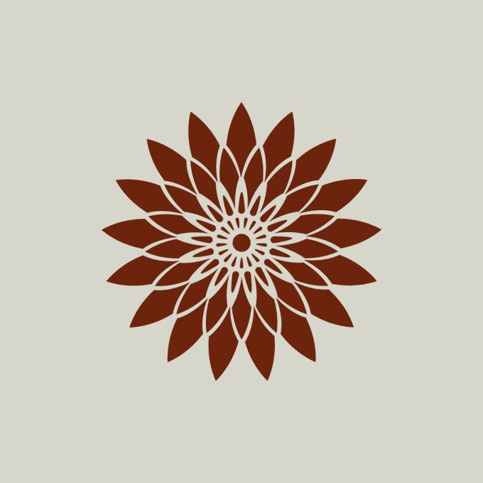 Pochoir fleur 2