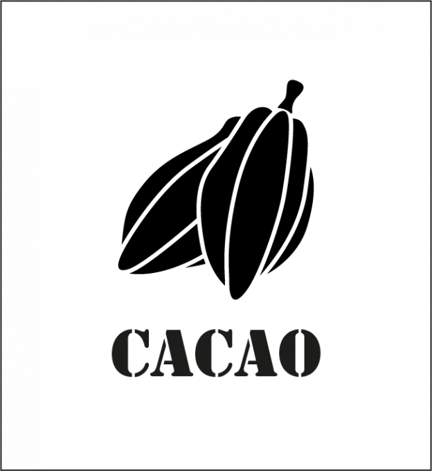 Pochoir cacao