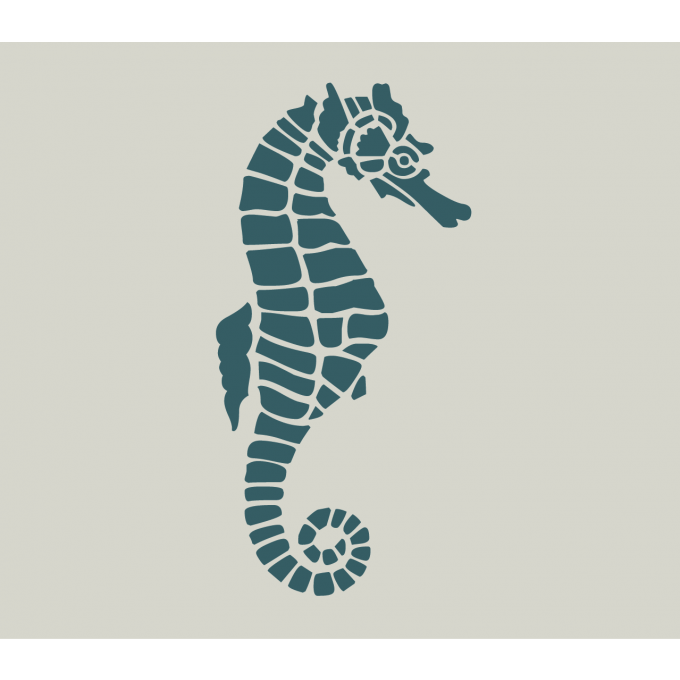 Pochoir hippocampe
