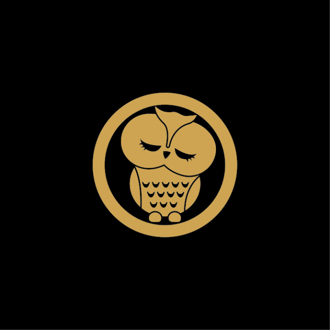 Sticker kamon chouette