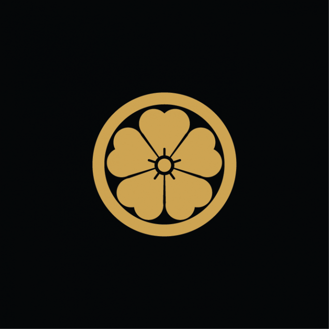 Sticker kamon sakura