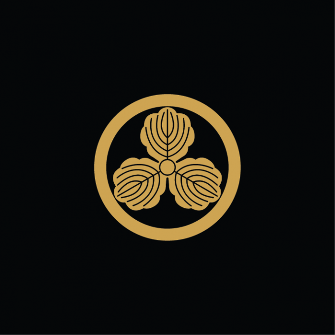 Sticker kamon chêne