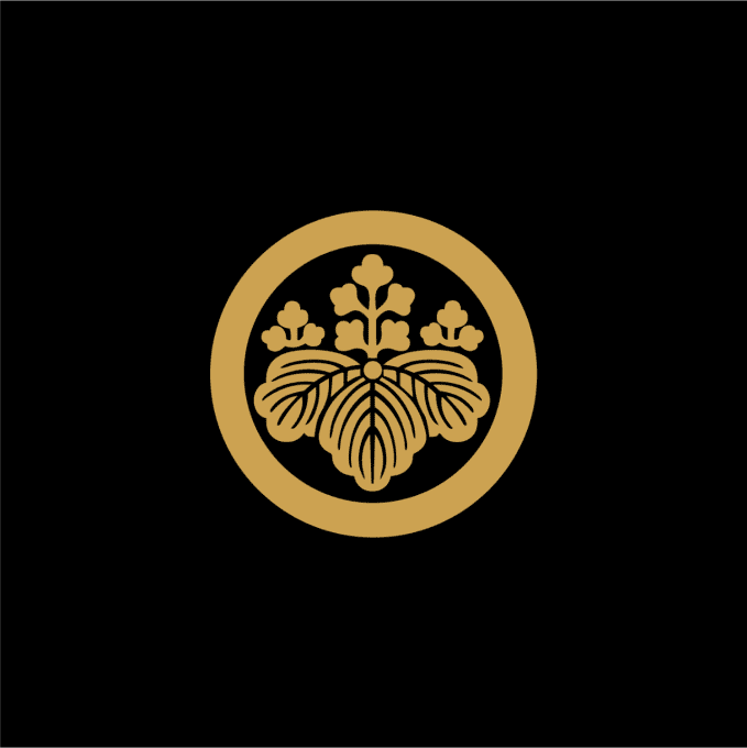 Sticker Kamon paulownia (kirimon) 