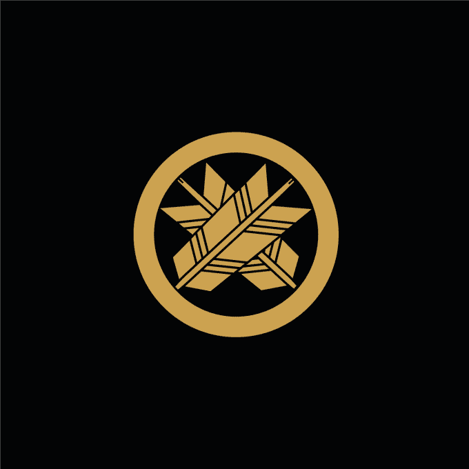 Sticker Kamon flèches (Marunichigaiya kamon)