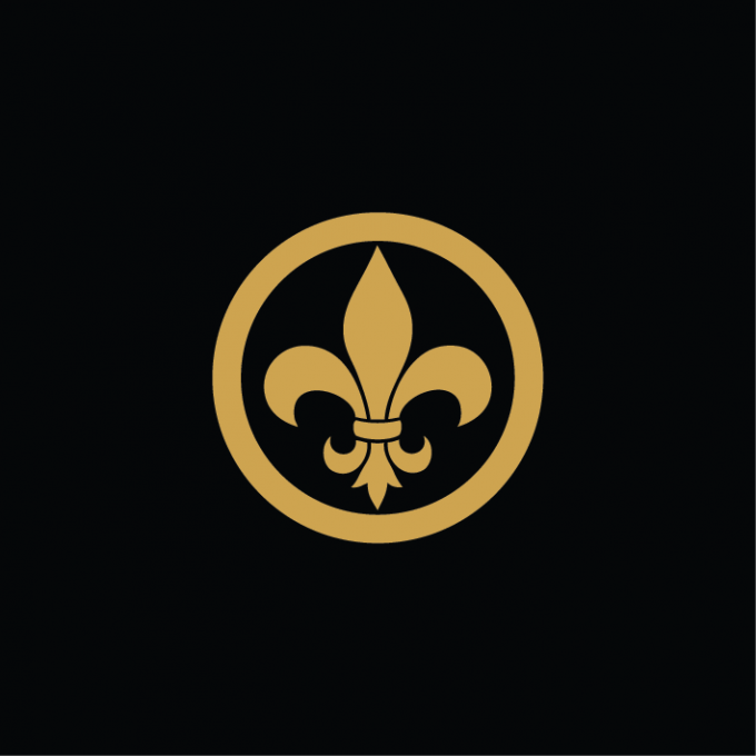 Sticker fleur de lys